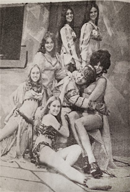 The courtesans of "A Funny Thing Happened on the Way to the Forum."